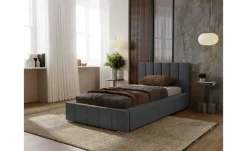 Polsterbett mit Bettkasten und Lattenrost Nero