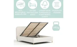 Polsterbett mit Stauraum Livy