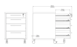 Rollcontainer Saale