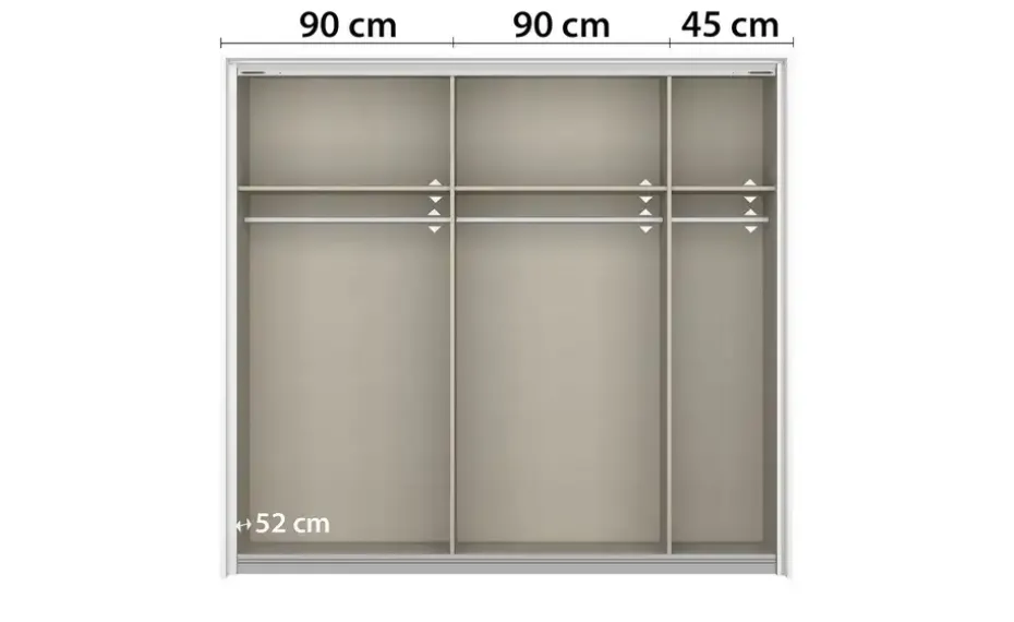 Schwebetürenschrank Quadra
