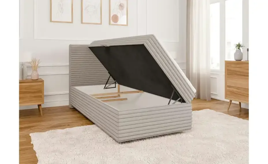 S-STYLE Boxbett Cord, mit Stauraum und Topper, H3 Neo