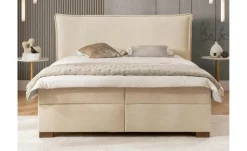 S-STYLE Boxbett mit Bettkasten, Strukturstoff mit Cordoptik, H3 Lovetti