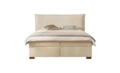 S-STYLE Boxbett mit Bettkasten, Strukturstoff mit Cordoptik, H3 Lovetti