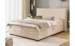 S-STYLE Boxbett mit Bettkasten, Cord, H3 Lovetti