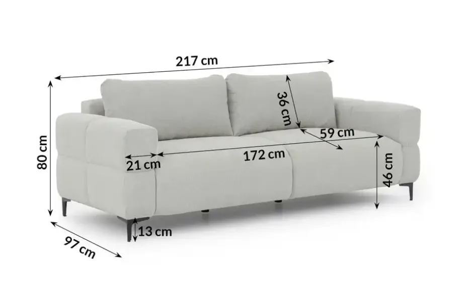 S-STYLE Einzelsofa Cardea