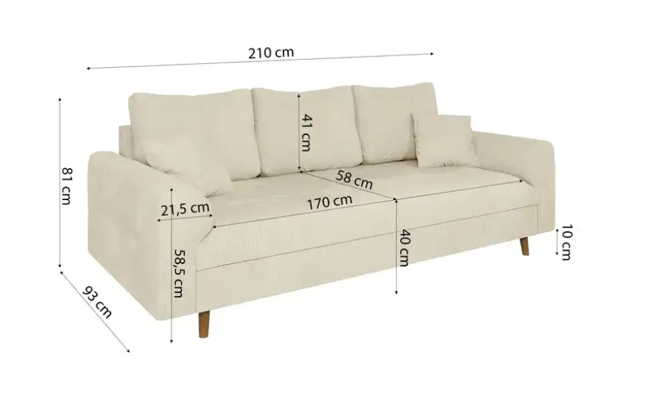S-STYLE Einzelsofa Trygve