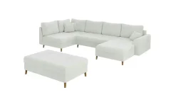 S-STYLE Wohnlandschaft mit Hocker Lars
