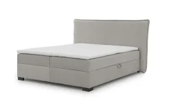 S-STYLE Boxbett mit Bettkasten, Strukturstoff mit Cordoptik, H3 Lovetti