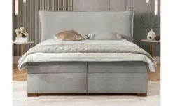 S-STYLE Boxbett mit Bettkasten, Strukturstoff mit Cordoptik, H3 Lovetti