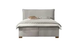 S-STYLE Boxbett mit Bettkasten, Strukturstoff mit Cordoptik, H3 Lovetti