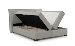 S-STYLE Boxbett mit Bettkasten, Strukturstoff mit Cordoptik, H3 Lovetti