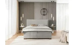 S-STYLE Boxbett mit Bettkasten, Cord, H3 Lovetti
