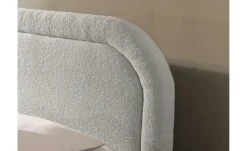 S-STYLE Boxbett mit Bettkasten, Bouclé-Stoff Sonna