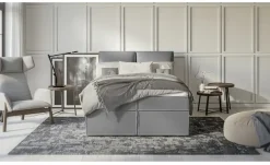 S-STYLE Boxbett mit Stauraum und Topper, H3 Uma