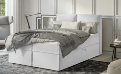 S-STYLE Boxbett mit Stauraum und Topper, H3 Uma