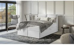 S-STYLE Boxbett mit Stauraum und Topper, H3 Uma