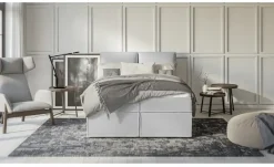 S-STYLE Boxbett mit Stauraum und Topper, H3 Uma