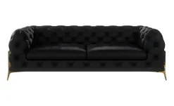 S-STYLE Chesterfield Einzelsofa Natalie