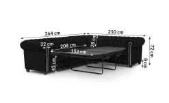 S-STYLE Ecksofa