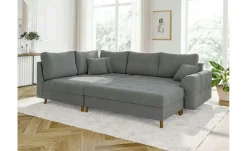 S-STYLE Ecksofa mit Hocker Lars