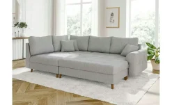 S-STYLE Ecksofa mit Hocker Maya