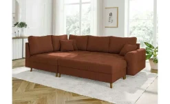 S-STYLE Ecksofa mit Hocker Maya