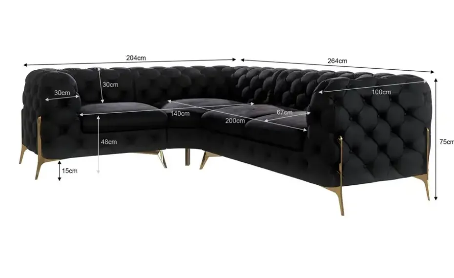 S-STYLE Ecksofa Natalie