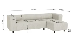 S-STYLE Ecksofa Oskar