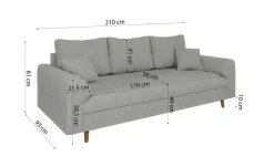 S-STYLE Einzelsofa Maya