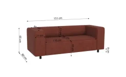 S-STYLE Einzelsofa Oskar