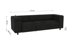 S-STYLE Einzelsofa Oskar