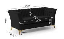 S-STYLE Einzelsofa Wilhelm