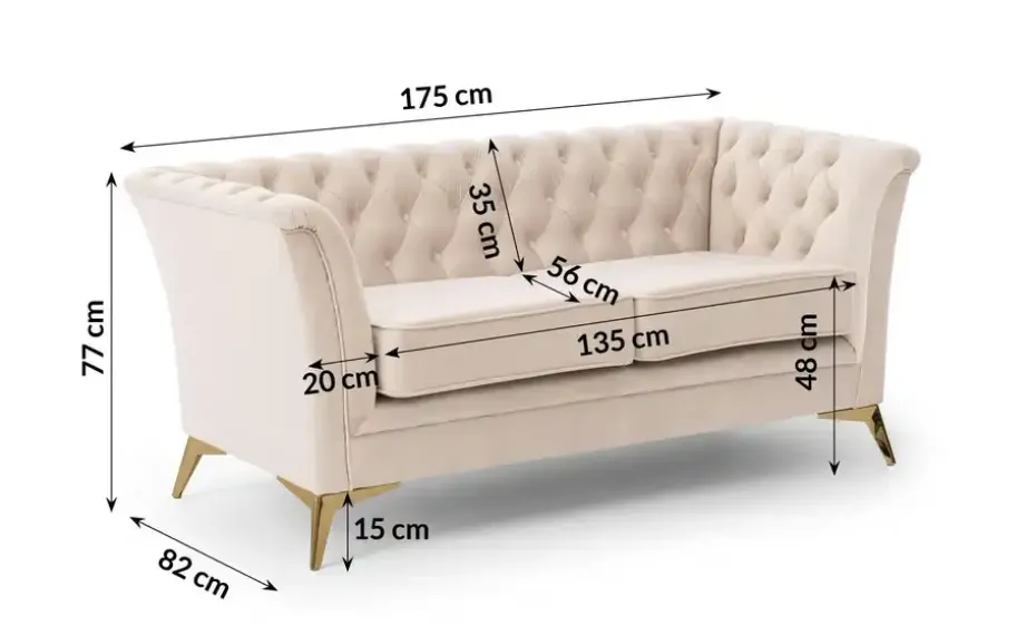 S-STYLE Einzelsofa Wilhelm