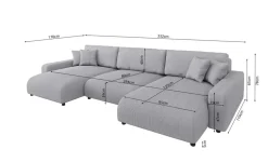 S-STYLE Wohnlandschaft Emma