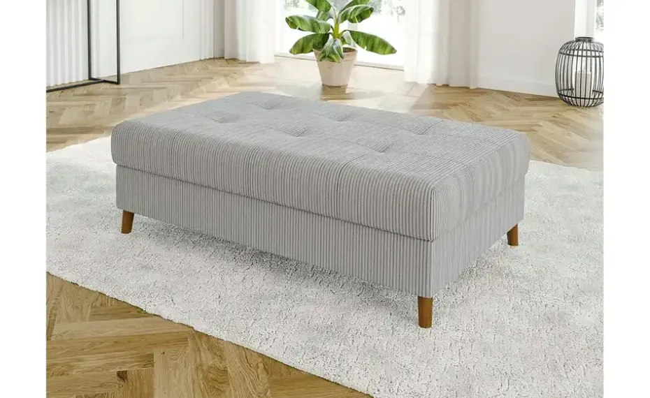 S-STYLE Wohnlandschaft mit Hocker Maya