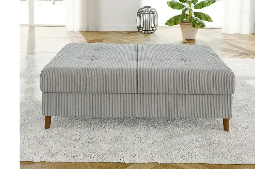 S-STYLE Wohnlandschaft mit Hocker Maya