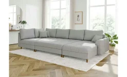 S-STYLE Wohnlandschaft mit Hocker Maya
