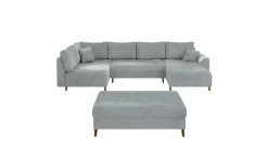 S-STYLE Wohnlandschaft mit Hocker Trygve