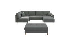 S-STYLE Wohnlandschaft mit Hocker Lars