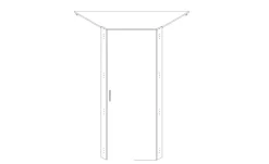 Tür für Eckschranklösung Multischrank-System