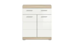 Unterschrank SCHLOONSEE, Breite 74cm, 2 Tür, 1 Schubkasten, 2 Fächer, MDF-Front in verschiedenen Farben erhältlich, Badmöbel, Badschrank, Kommode, Bad Schloonsee