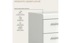 Unterschrank SCHLOONSEE, Breite 37cm, 1 Tür, 1 Schubkasten, 2 Fächer, MDF-Front in verschiedenen Farben erhältlich, Badmöbel, Badschrank, Kommode, Bad Schloonsee