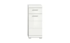 Unterschrank SCHLOONSEE, Breite 37cm, 1 Tür, 1 Schubkasten, 2 Fächer, MDF-Front in verschiedenen Farben erhältlich, Badmöbel, Badschrank, Kommode, Bad Schloonsee