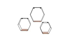 Wandregal 3er-Set