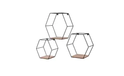 Wandregal 3er-Set
