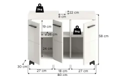 Waschbeckenunterschrank