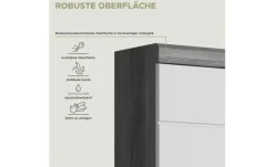 Waschmaschinenumbauschrank SCHLOONSEE, Breite 63cm, für Waschmaschine & Trockner, 2 Türen, MDF-Front in verschiedenen Farben, Überbauschrank, Umbauschrank, Badschrank Schloonsee