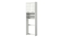 Waschmaschinenumbauschrank SCHLOONSEE, Breite 63cm, für Waschmaschine & Trockner, 2 Türen, MDF-Front in verschiedenen Farben, Überbauschrank, Umbauschrank, Badschrank Schloonsee